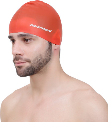 SHIFTER Swimmming Cap For Men Women Ant slip Anti skid Stylish Comfortable Swimming Cap(Red, Pack of 1)