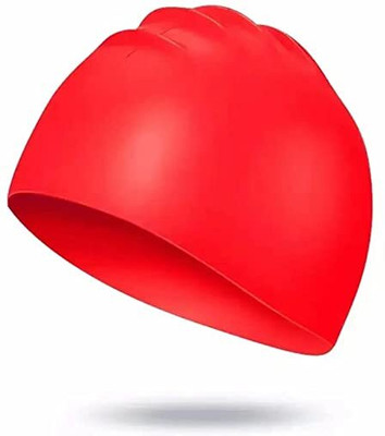NEWSPARSH prem Plain Molded Silicone Swimming Cap Swimming Cap