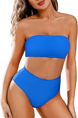 RECENT FASHION Solid Women Swimsuit