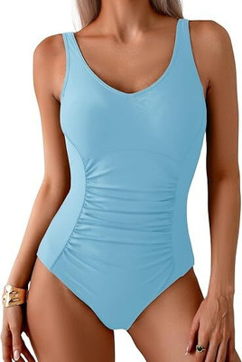 R2S Solid Women Swimsuit