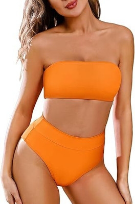 MON FASHION COLLECTION Solid Women Swimsuit