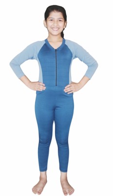 AQUA holic Full Suit Solid Girls Swimsuit