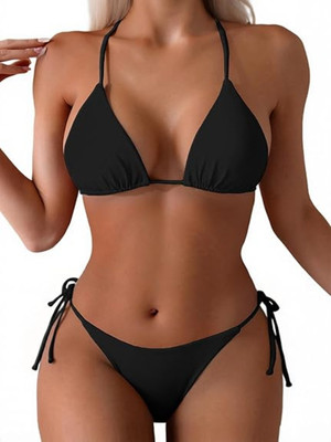 MON FASHION COLLECTION Solid Women Swimsuit