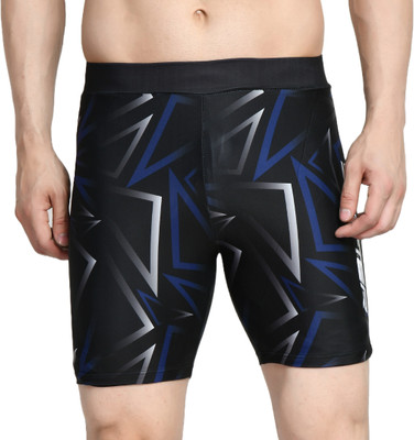 Lebami Geometric Print Men Multicolor Swim Shorts