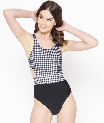 Kaali Peeli Kaali Peeli Checkered Women Swimsuit