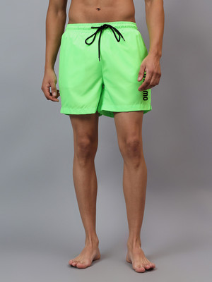 La Intimo Solid Men Green Boxer Shorts