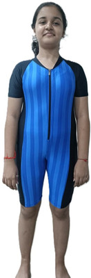 Bsc SKATESUIT Striped Boys & Girls Swimsuit