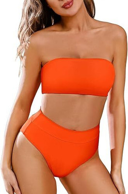 RECENT FASHION Solid Women Swimsuit