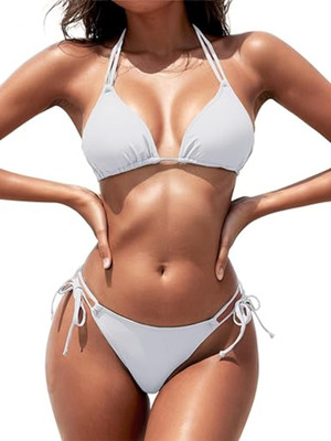 Pride Style Solid Women Swimsuit
