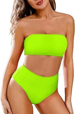 RECENT FASHION Solid Women Swimsuit
