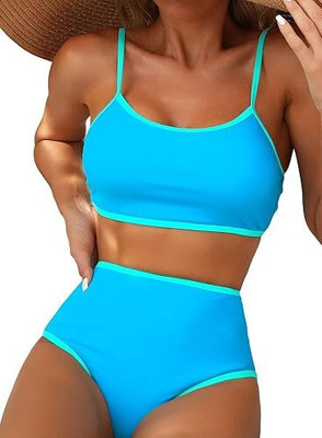 RECENT FASHION Solid Women Swimsuit