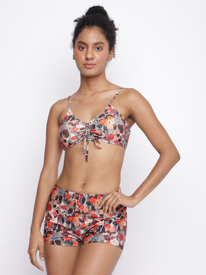 La inTimo Kadmat Shorts Two Piece Set Printed Women Swimsuit