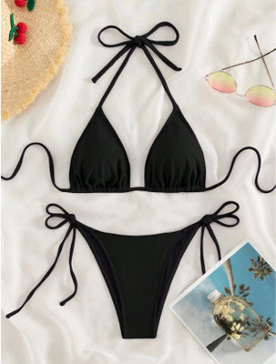 MON FASHION COLLECTION Solid Women Swimsuit