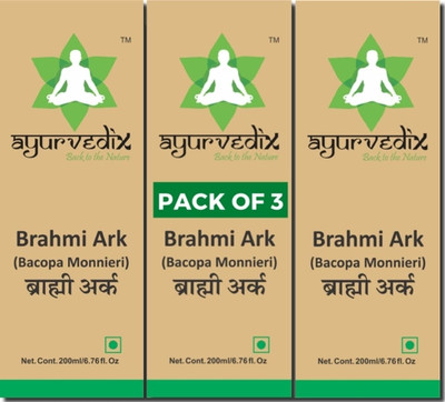 ayurvedix Brahmi Ark- Beneficial for Improving Memory, Alzheimer, Insomnia Natural(600 ml, Pack of 1)