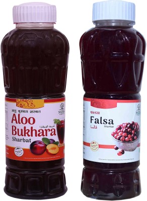 NATRAJ The Right Choice AlooBukhara-FALSA PLUM(1500 ml, Pack of 2)