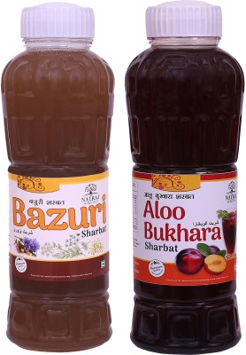 NATRAJ The Right Choice AlooBukhara-BAZURI SHARBAT AlooBukhara(1500 ml, Pack of 2)