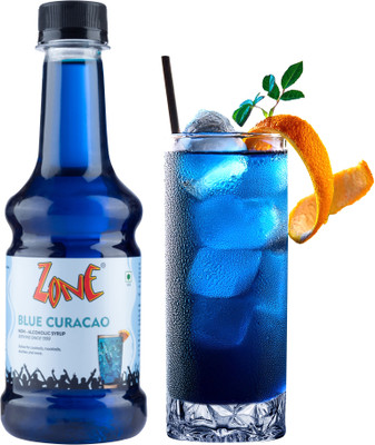 zone Blue Curacao Flavoured Syrup 300ml Blue Curacao(300 ml, Pack of 1)