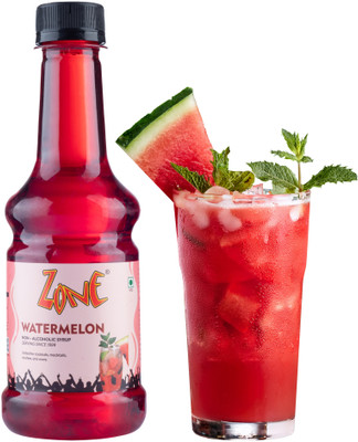 zone Watermelon Flavoured Syrup 300ml Water Melon(300 ml, Pack of 1)