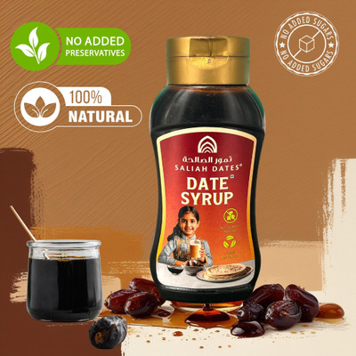 SALIAH DATES Saliah Delicious Natural Date Syrup | Healthy Alternative dates(400 g, Pack of 1)