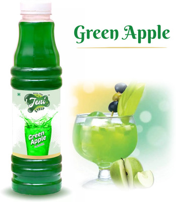 jeni GREEN APPLE Sharbat & Soda Syrup 700ml GREEN APPLE(700 ml, Pack of 1)