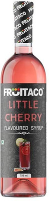 fruitaco Cherry Syrup Perfect Mixer For Enhancing Mocktails & Cocktails, Drinks, 750(750 ml, Pack of 1)