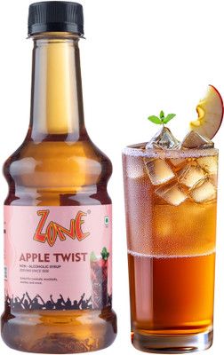 zone Apple twist Flavoured Syrup 300ml Apple Twist(300 ml, Pack of 1)