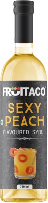 fruitaco Peach Syrup for Mocktails , Cocktails Peach(750 ml, Pack of 1)