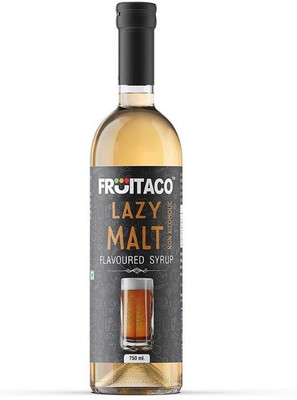 fruitaco Malt Flavoured Bar Syrup, Bottle | Non Alcoholic | Suitable for Cocktails, MALT(750 ml, Pack of 1)