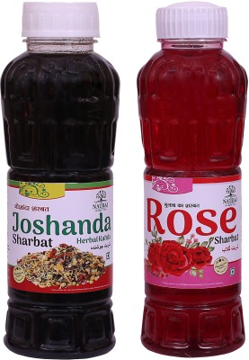 NATRAJ The Right Choice JOSHANDA-ROSE Sharbat JOSHANDA(1500 ml, Pack of 2)