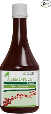 Cura NEEMO PLUS SYRUP I Fresh Neem Leaves I Pack of 2 I 200 ML+ 200ML NEEM(400 ml, Pack of 2)