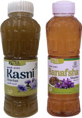 NATRAJ The Right Choice KASHNI-BANAFSHA Sharbat Kashni(1500 ml, Pack of 2)