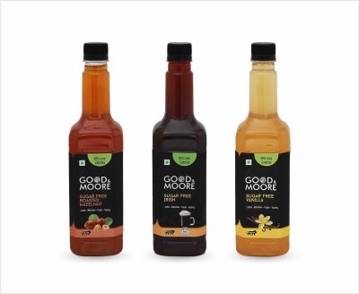 good+moore Coffee, Milkshake and more Sugar free- Roasted Hazelnut, Irish, Vanilla(2250 ml, Pack of 3)