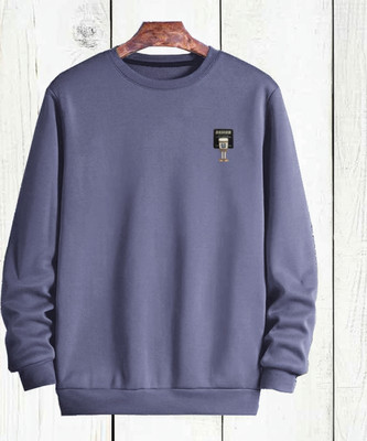 FREAKS Solid Men Round Neck Grey T-Shirt