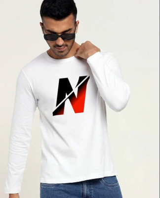 GPGARMENTS FAB Solid Men Round Neck Silver T-Shirt