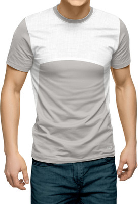 dhaari by unique creation Printed Men Round Neck Grey T-Shirt