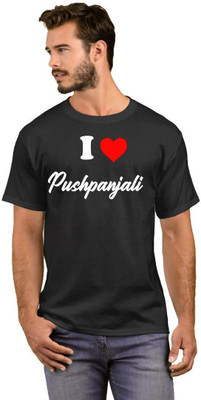 GNS Nationnal Printed Men Round Neck White, Black T-Shirt