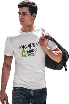 Sharnika Solid Men Round Neck White T-Shirt