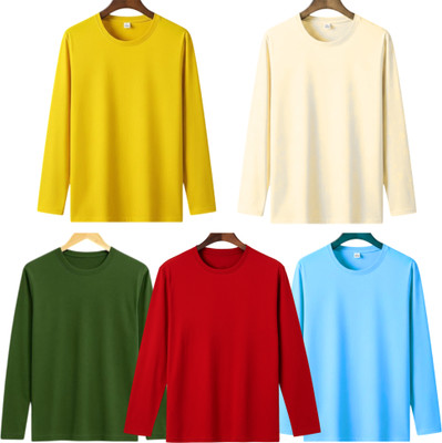 P collection Solid Men Round Neck Yellow, Light Blue, Green, Beige, Red T-Shirt