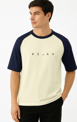 UrGear Printed Men Round Neck White T-Shirt