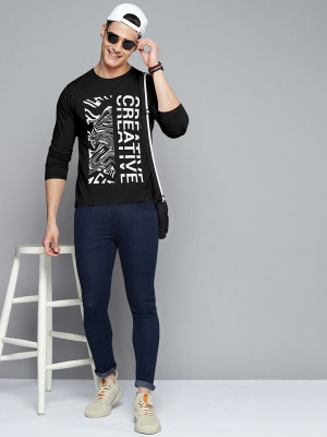 Trend Twisst Printed Men Round Neck Multicolor T-Shirt