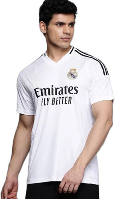 UNIQ Printed Men Round Neck White, Black T-Shirt