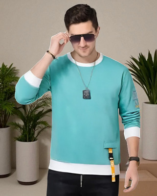 Teezler Graphic Print Men Round Neck Green T-Shirt