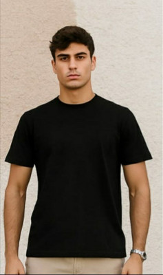 ASHTHAM Graphic Print Men Round Neck Black T-Shirt