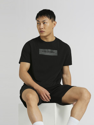 Pepe Jeans Solid Men Round Neck Black T-Shirt