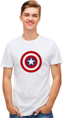 montae Graphic Print Men Round Neck White T-Shirt