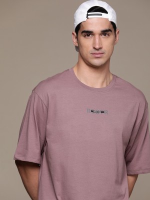 Roadster Solid Men Round Neck Multicolor T-Shirt