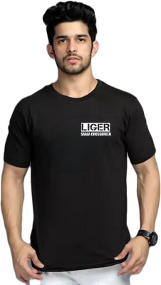 Deccan Store Printed Men Round Neck Black T-Shirt