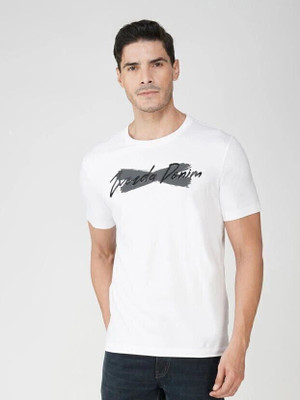 Zvezda Printed Men Round Neck White T-Shirt