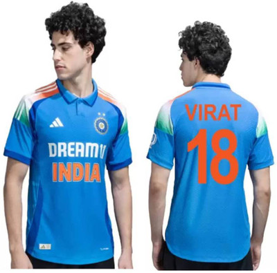 ponss Printed Men Polo Neck Multicolor T-Shirt