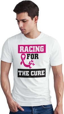 Seek Buy Love Printed Men Round Neck White T-Shirt